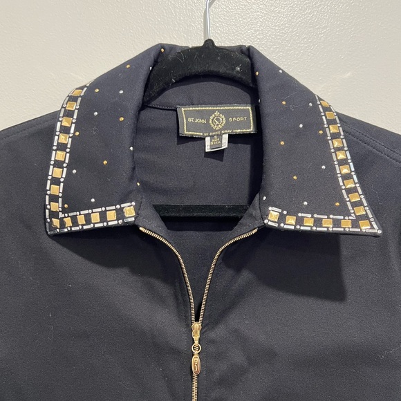 St. John Sport Black Jacket - Picture 2 of 5